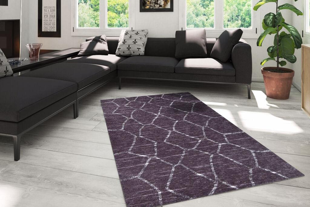 Conceptum Hypnose тепих Ada Gonul -AL 326, 140x190 cm, антрацит-бел
