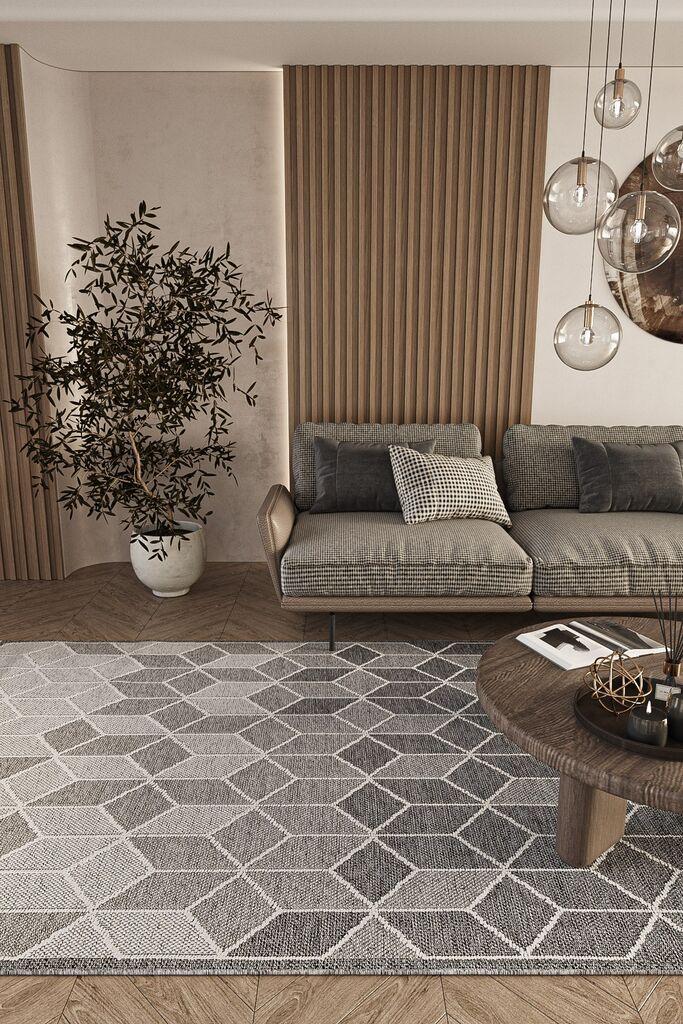 Conceptum Hypnose Carpet Elite 03, 120x180 cm, сив