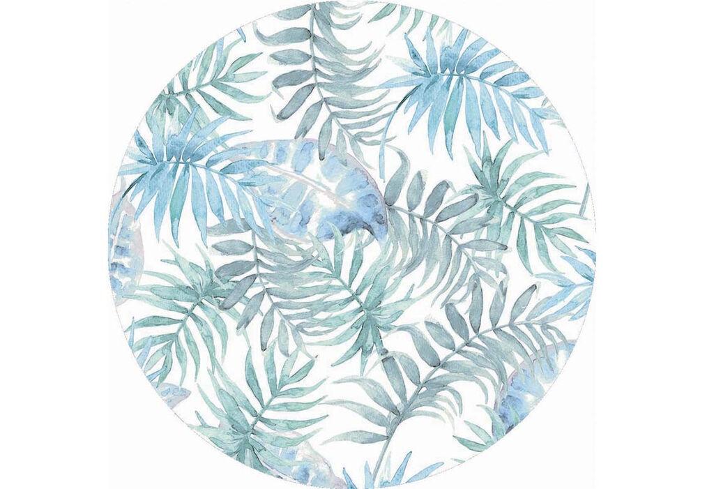 Conceptum Hypnose Carpet Funk -AL 149, O150 cm, тиркизно-бело