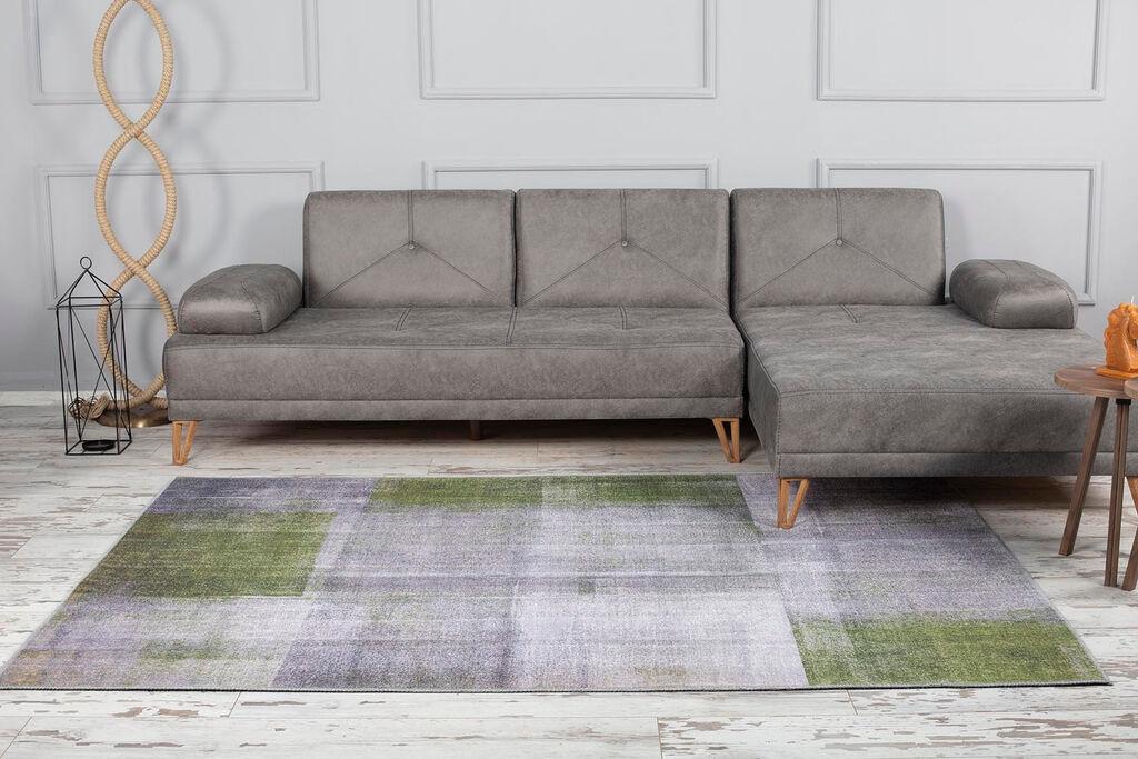 Conceptum Hypnose Carpet Funk -AL 43, 150x230 cm, сиво-зелена