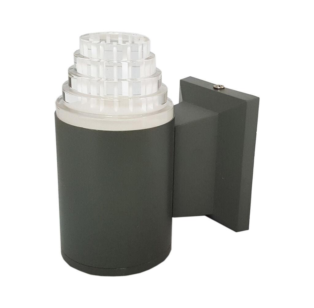 Alfa Electric Сива ЛЕД ламба за двор 3W OL7091/65X1SV