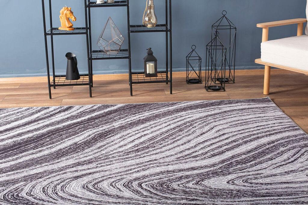Conceptum Hypnose Carpet Fusion -AL 276, 140x190 cm, Антрацит-бело