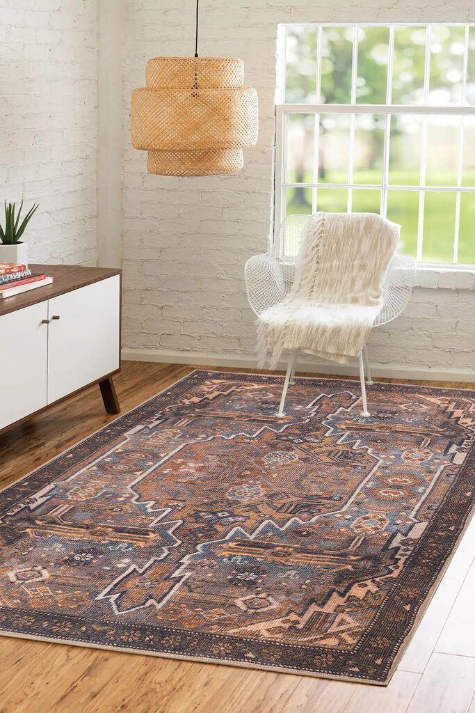 Conceptum Hypnose Carpet Folk -BA 01, 140x190 cm, кафеава