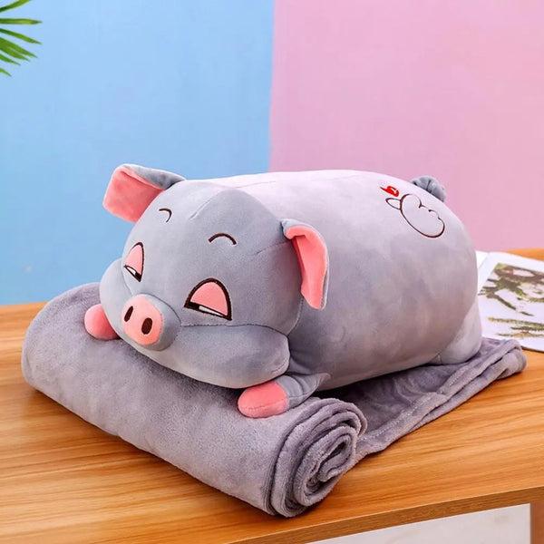 Играчка со ќебе сиво Прасе