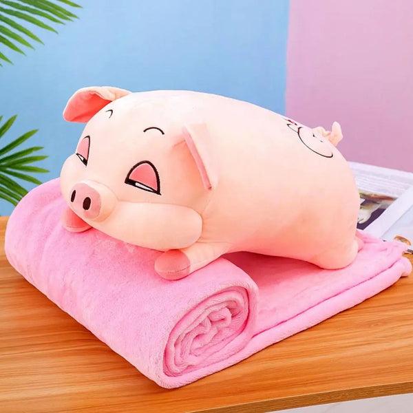 Играчка со ќебе розево Прасе