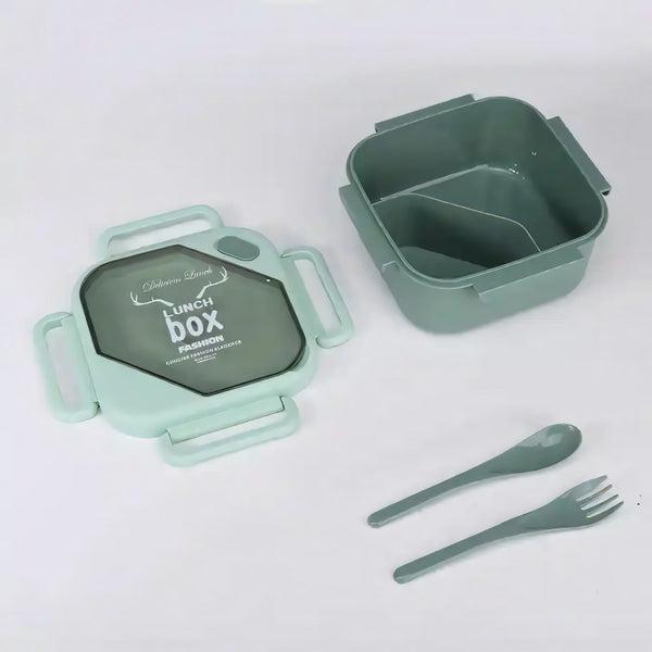 Кутија за оброк со чаша - зелена боја