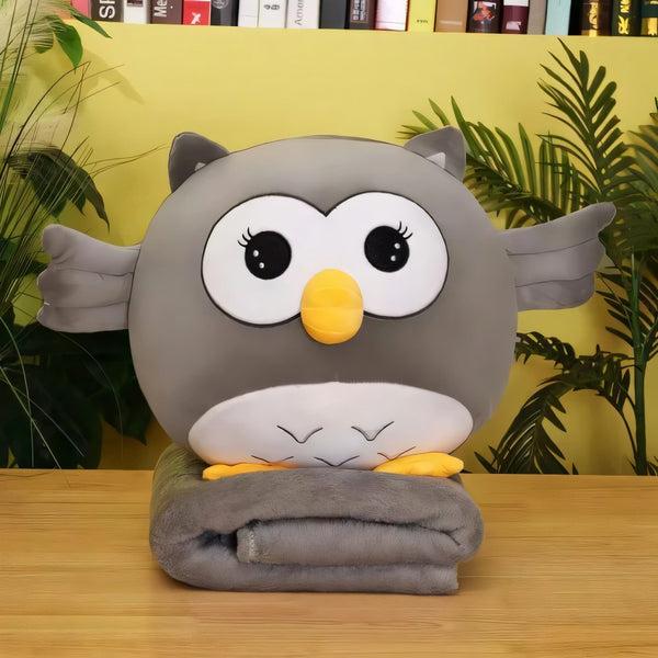 Играчка со ќебе Бувче - сива боја