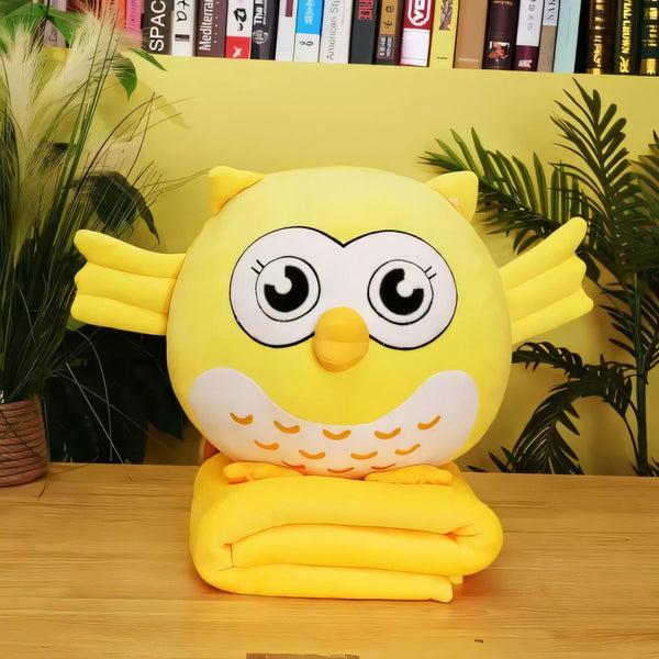 Играчка со ќебе Бувче - жолта боја