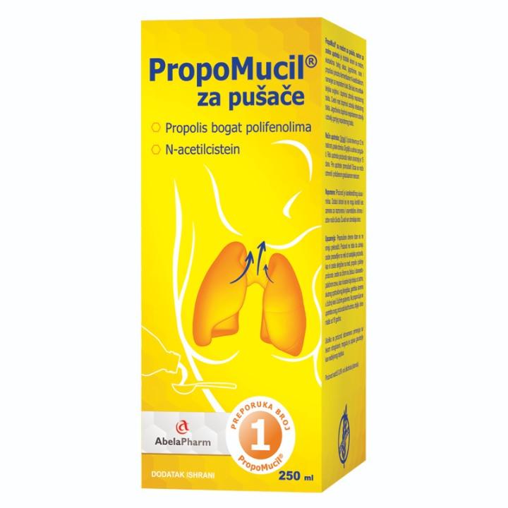 HERBIKO HERBIKO Пропомуцил сируп со мед за пушачи, 250 мл