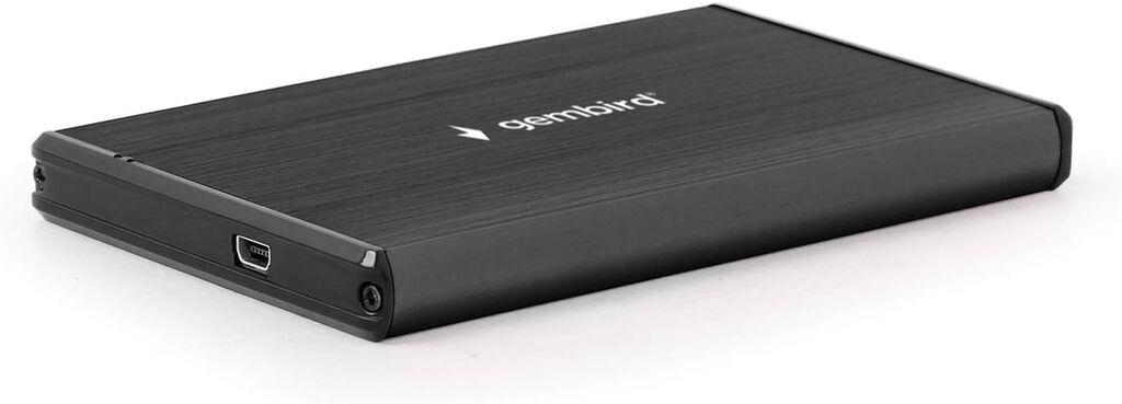 Футрола за хард диск Gembird EE2-U3S-3, за надворешен 2.5" USB 3.0 хард диск, црна