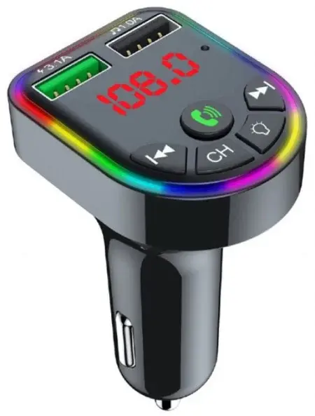 Gembird Bluetooth FM предавател BTT-05, со USB полнач