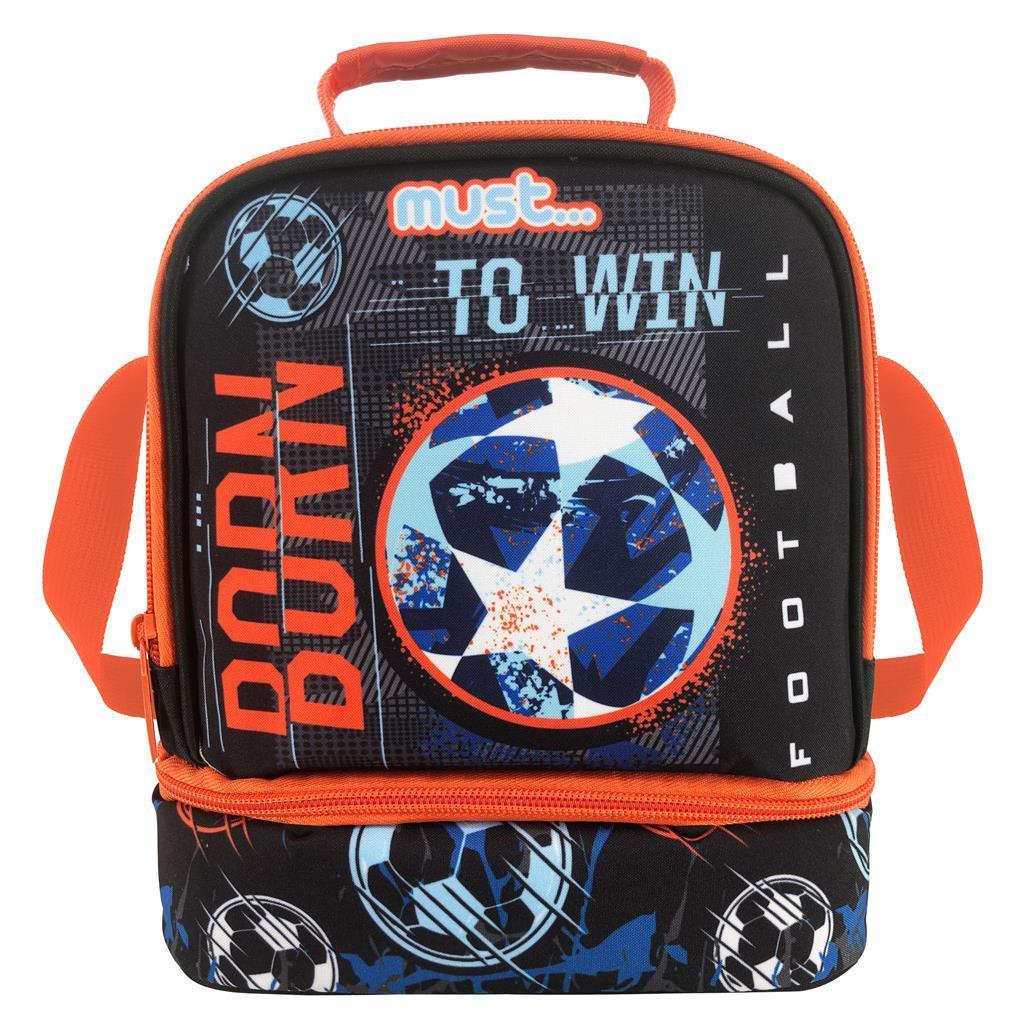 MUST Торба за ужинка, 2 Патенти, Born to win, Yummy, 000585114, 20x24x12цм