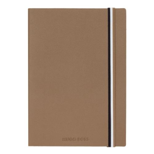 HUGO BOSS Нотес, Со ластик, А5, 80гр, 80Листа, Со линии, Iconic, HNH321AL