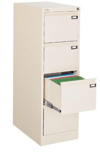 Кабинет со 4 фиоки SZK301 420x630x1290, Сива