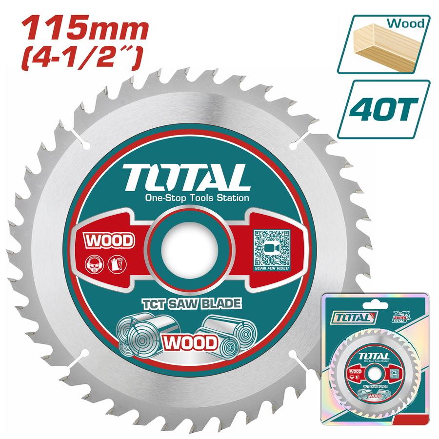 Сечило за пила Total TCT TAC231255, 115 мм