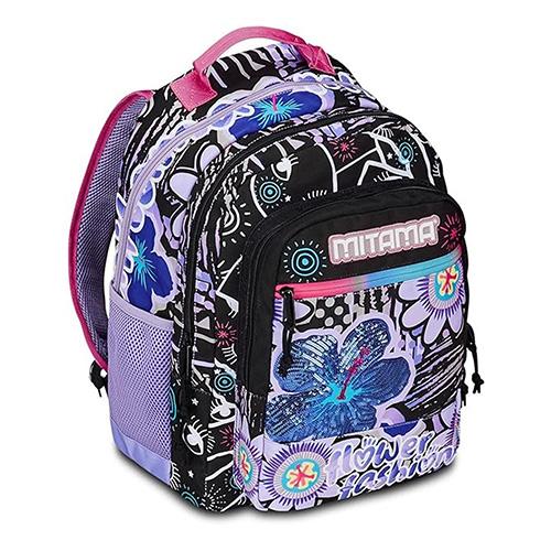 MITAMA Ранец, 3 Патенти, Flower Fashion, New Plus, 64413, 30x43x20цм