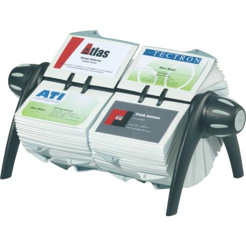 DURABLE Дислеј, Ротирачки двоен, За 800 визит карти со индекс, , 2443