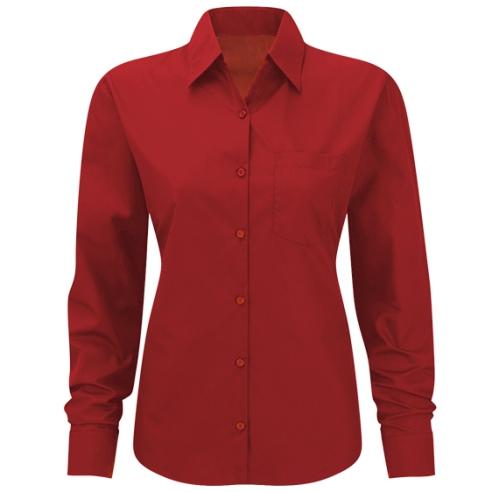 PUBLIK Кошула, Женска, Со Долги Ракави, L, Comfort Lsl, 55.010.30, Црвена