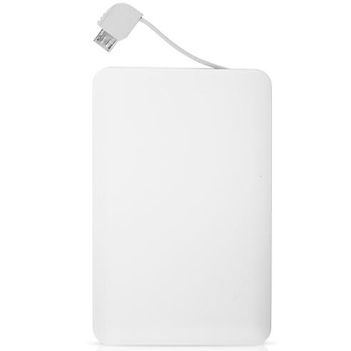 PUBLIK Батерија, 2500 mAh, Power Card, 37.724.90, 6.1*9.6*0.8цм, Бела