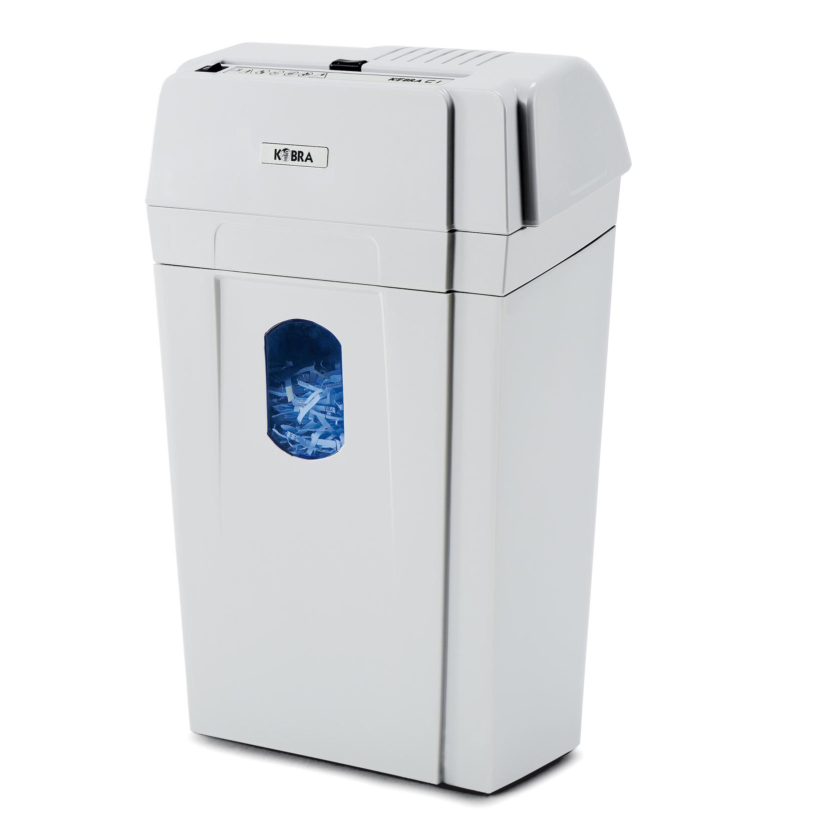 KOBRA Уништувач на хартија, Шредер,230мм,7-8 листа,18л., 3,5x40мм,C-1,34x50x20цм
