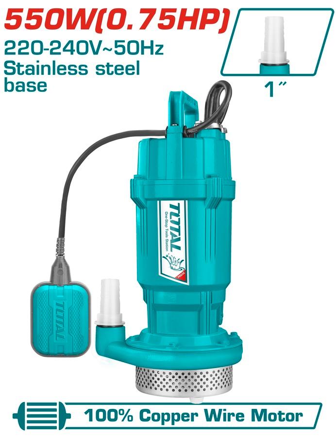 Потопна пумпа Total за чиста вода TWP65506, 550W