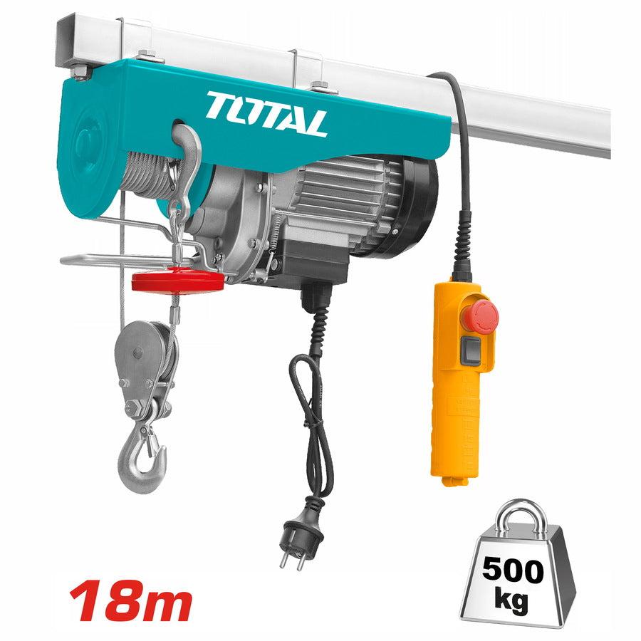 Електричен кран Total TLH1952, 900W, 500кг, висина од 18м