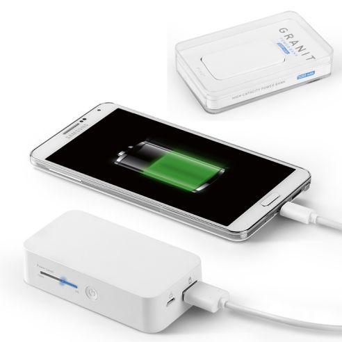 PUBLIK Батерија, 5200 mAh, Granit, 37.720.90, 4.7*9*2.2цм, Бела