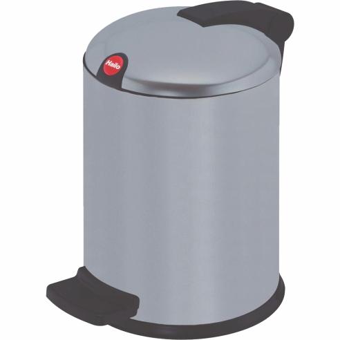 HAILO Канта за отпадоци, 4L, 29*18см., со педала, 0704-860, металик/мат