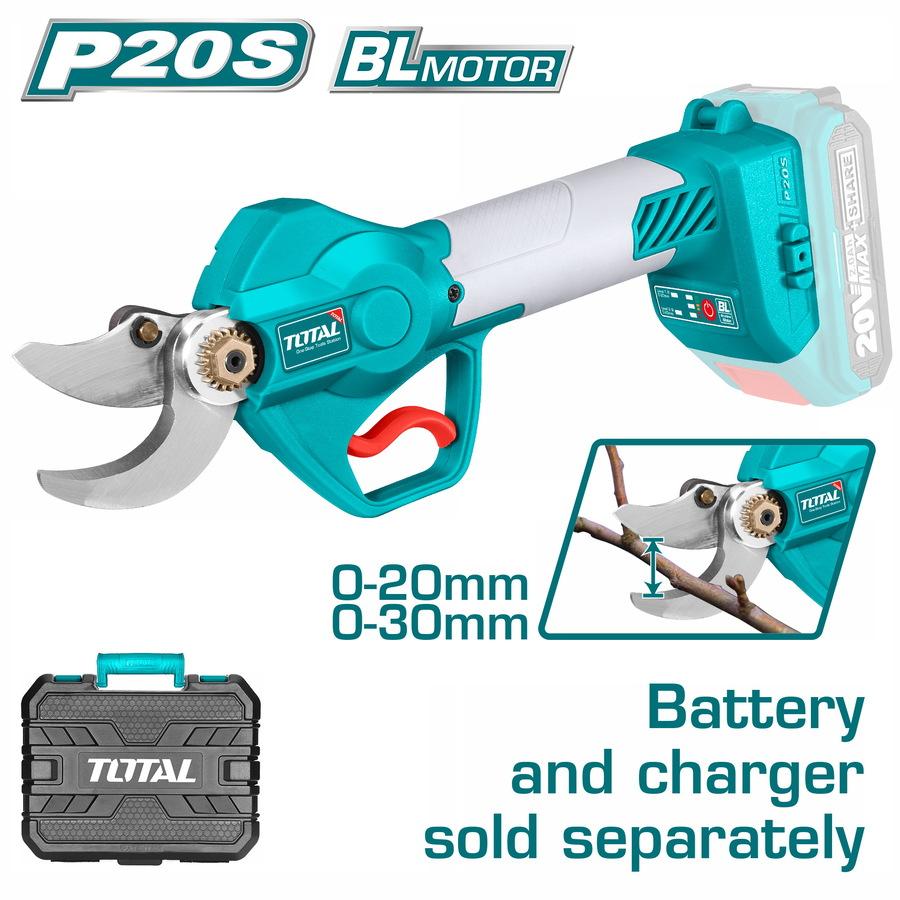 Безжична ножичка за кастрење Total TSSLI2001, 20V