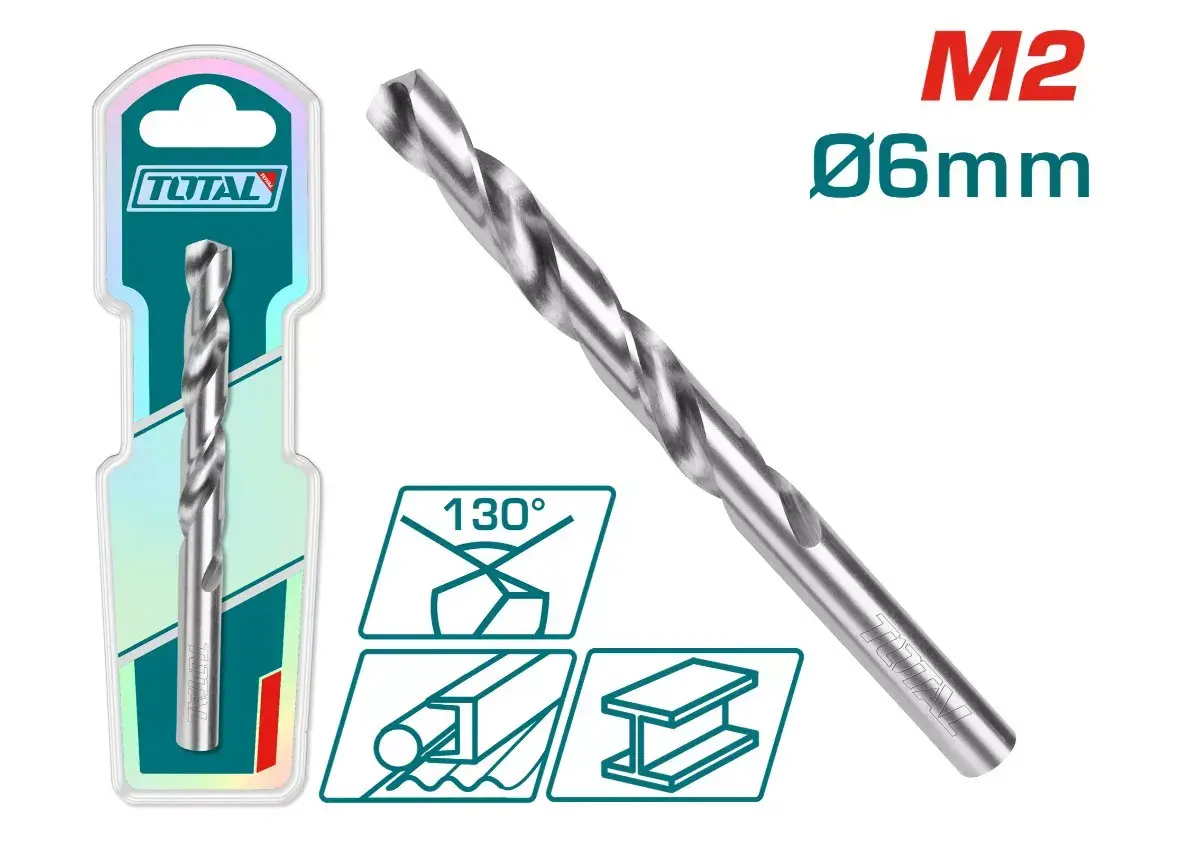 Бушница за брусење Total HSS M2 TAC1200601, 6 мм