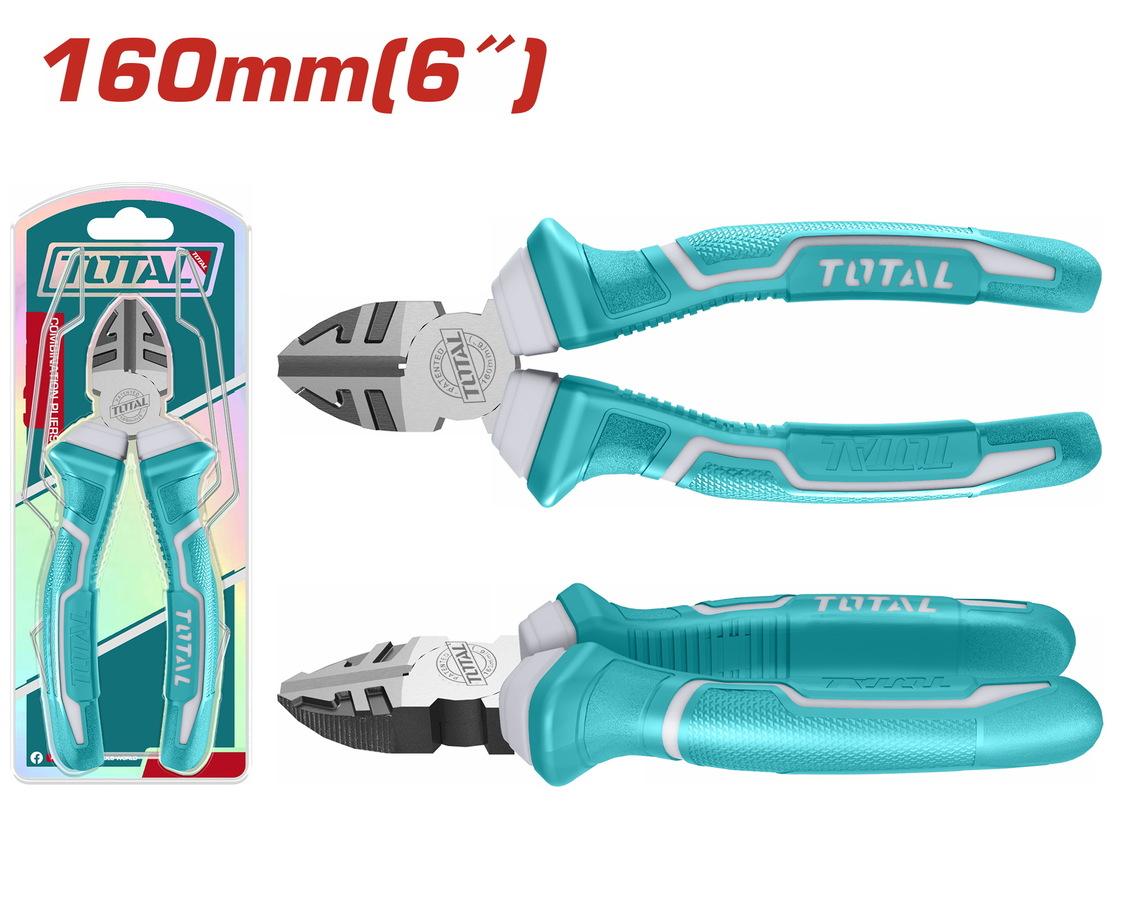 Клешти за сечење Total THT130606P, 160мм