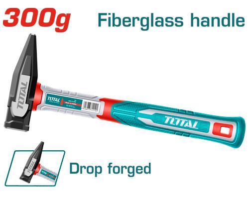 Браварски чекан Total THMH62300, 300 г, фиберглас