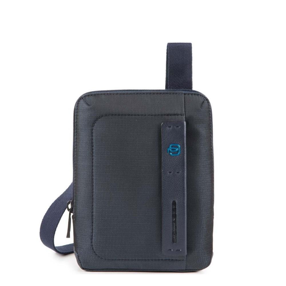 PIQUADRO Торбичка, За на рамо, CA3084P16/CHEVBLU, 17*22*4цм, Темно сина
