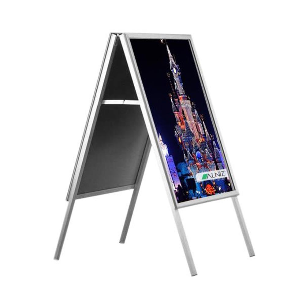 ALNIZ Рамка Алуминиумска со сталак, Двострана, Б1, 700*1000мм, An25Gndb10