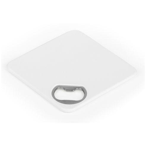 PUBLIK Отварач, За Шише, И Подметач, Coaster, 41.066.90, 8.2*8.2*0.4цм, Бела