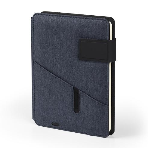 PUBLIK Нотес А5, Со Помошна Батерија, Power Note, 34.271.20, 18.5x24x3цм, Сина