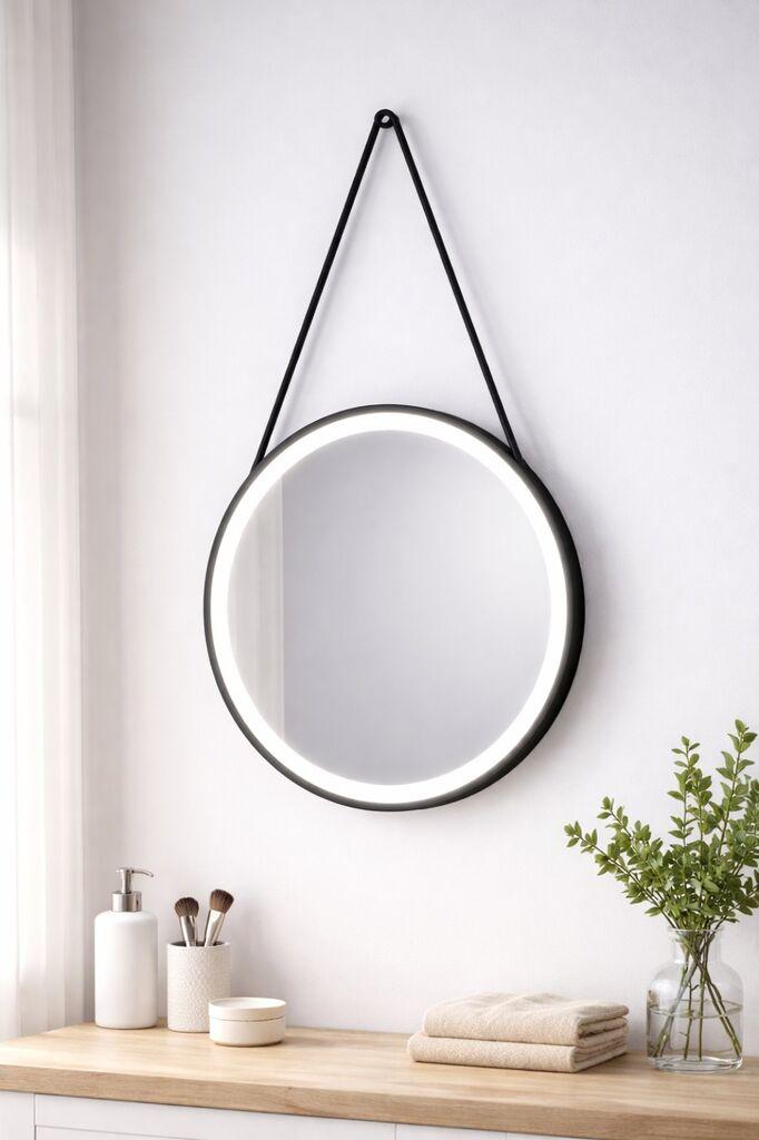 OUTLET ON Луксузно кружно лед огледало