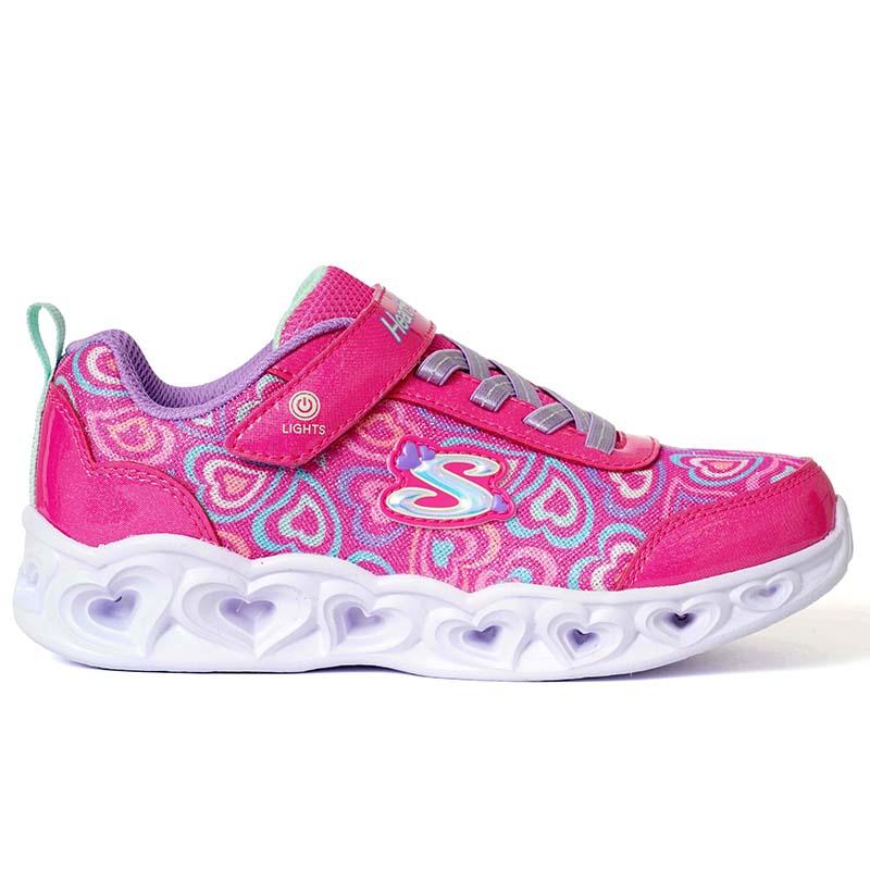 SKECHERS Патики за девојки Heart Lights, Pink