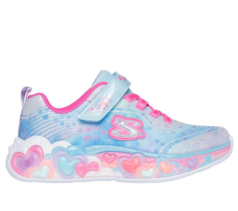 SKECHERS Патики за девојки Eternal Heart Lights, Шарени