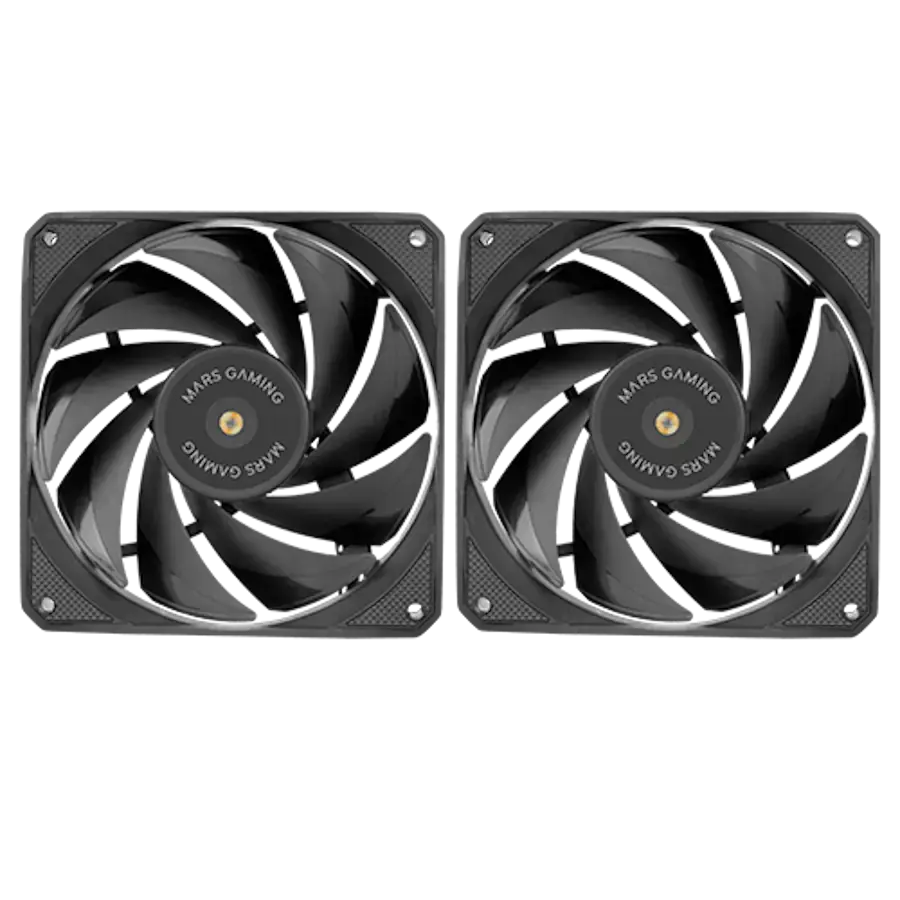 MARS Gaming, Комплет Вентилатори За Куќиште, 2x120mm Fans, MF-NCLX2