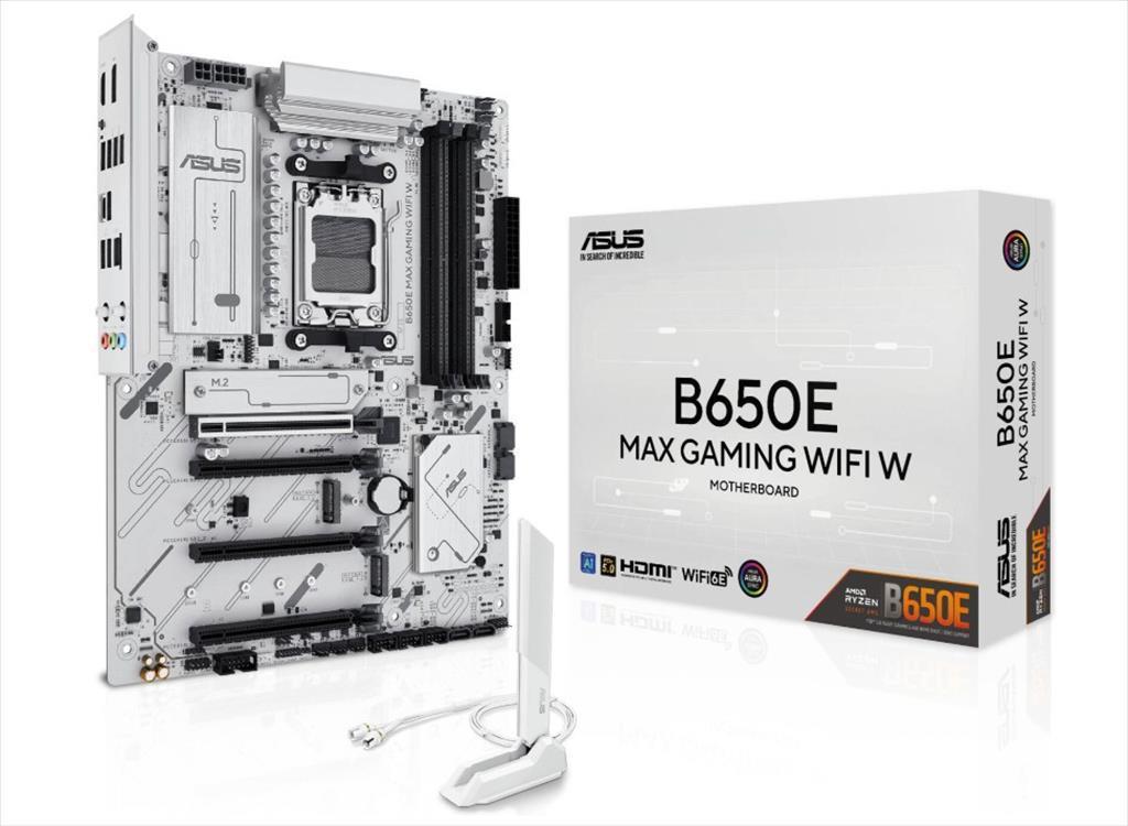 ASUS Матична плоча AM5 B650E MAX GAMING WIFI W 4xDDR5 8000Mhz (O.C)