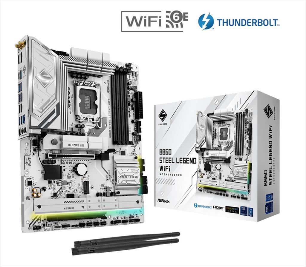 ASROCK Матична плоча 1851 B860 STEEL LEGEND 4xDDR5 8666MHz(OC)