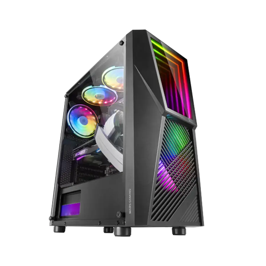 MARS Gaming, Gaming Куќиште За Компјутер, ARGB Premium Half-Tower, MC777