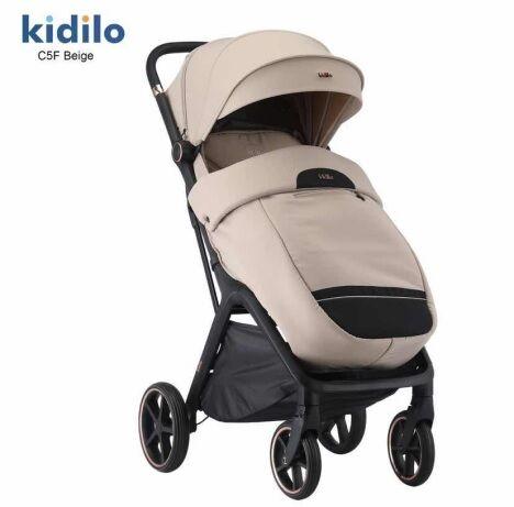KIDILO Количка C5F + зимска прекривка, Беж