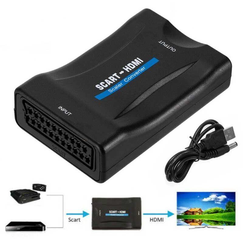 Видео / аудио адаптер -  Scart - HDMI