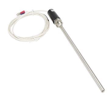 Alfa Electric E-тип термо сонда, 0–400°C, Ø7mm, 20cm, M12, 2m кабел – RP01-E-C200F2-2m