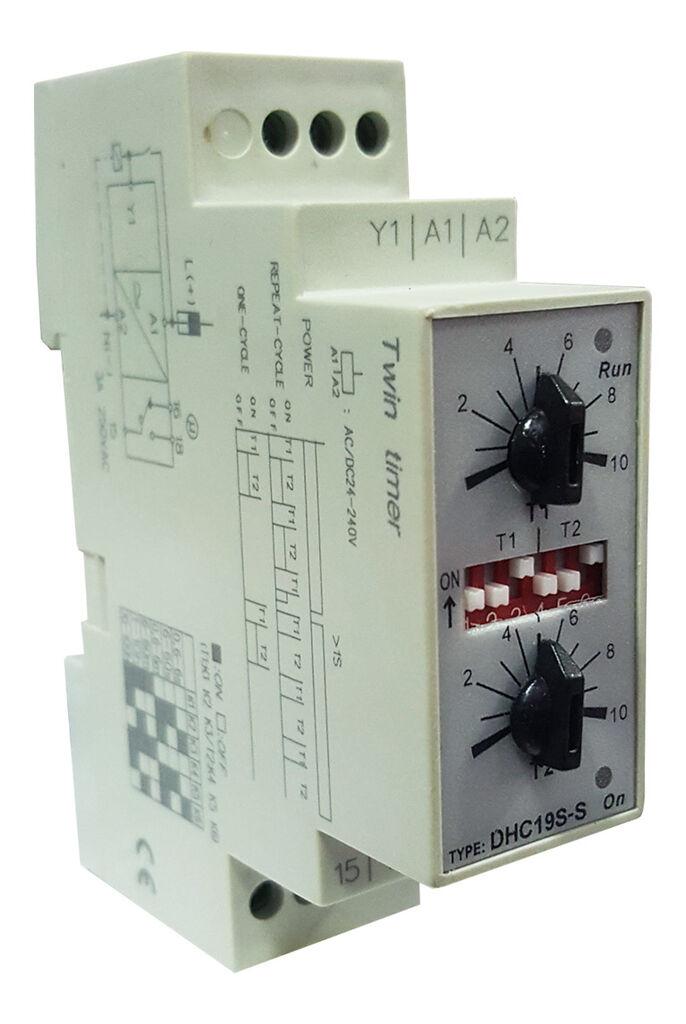 Alfa Electric Асиметричен тајмер 24–220V AC/DC DHC19C-C