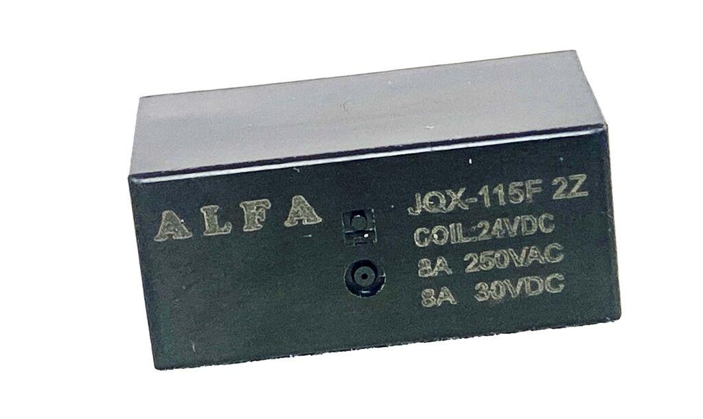 Alfa Electric Реле 2З 24V DC 2*8A 8 пина ALFA JLJ-115F