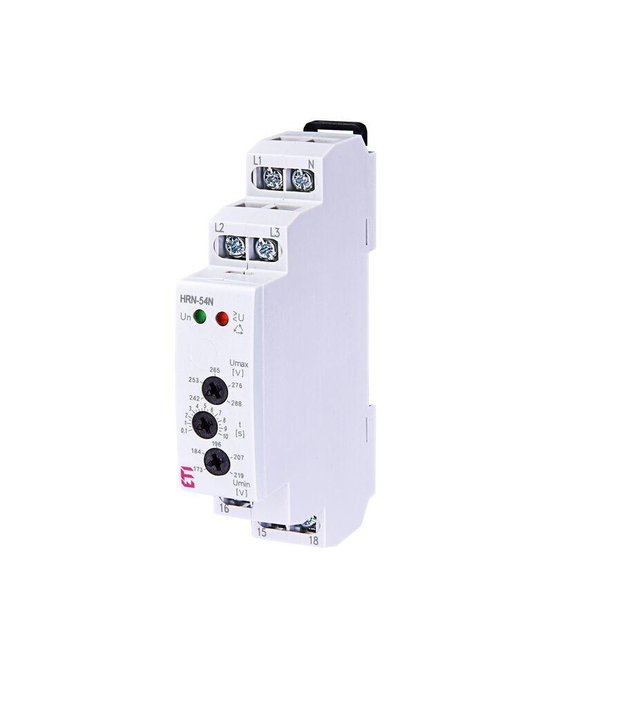 ETI Реле за мониторинг на напон, 3-фази + неутрал – HRN-54N