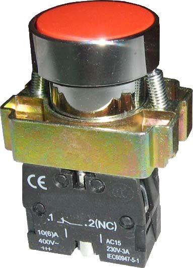 Alfa Electric Тастер, НЦ, црвен – BA42